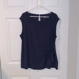 Roz&Ali 2x Sleeveless Shell Navy